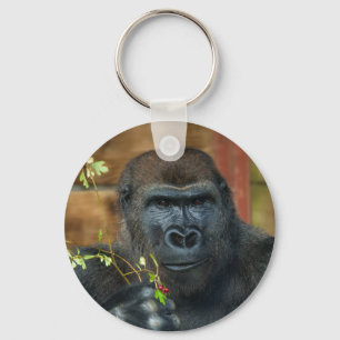 Gorilla och hans bär nyckelring