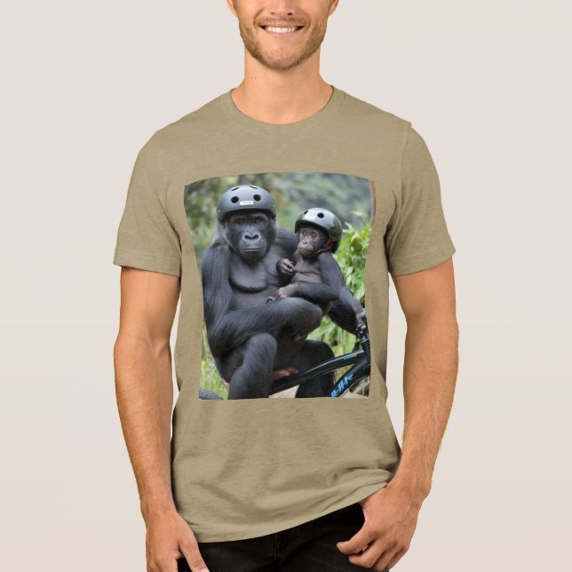 Gorilla och son t shirt (Framsida)