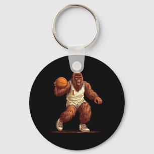 Gorilla Pay Basketball Roligt Gorilla Basketball Nyckelring