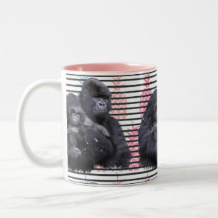 Gorilla Pineapple Rosa Mugg