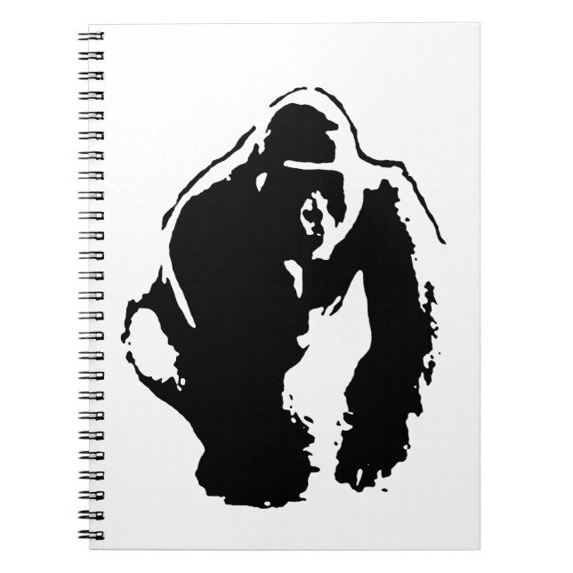 Gorilla Pop Art Anteckningsbok (Framsidan)