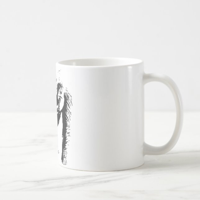 Gorilla Pop Art Kaffemugg (Höger)