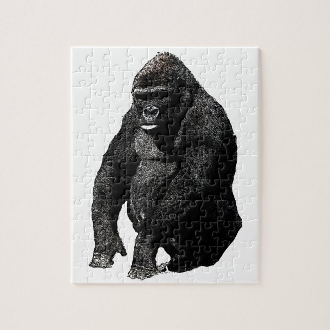 Gorilla Pop Art Pussel (Vertikal)