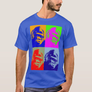 Gorilla Pop Art T Shirt
