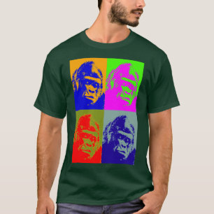 Gorilla Pop Art T Shirt