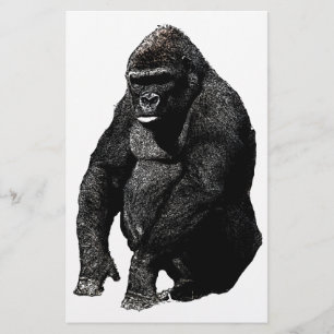 Gorilla Popkonst Brevpapper