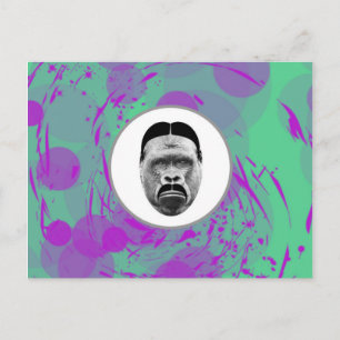 Gorilla Postcard Vykort