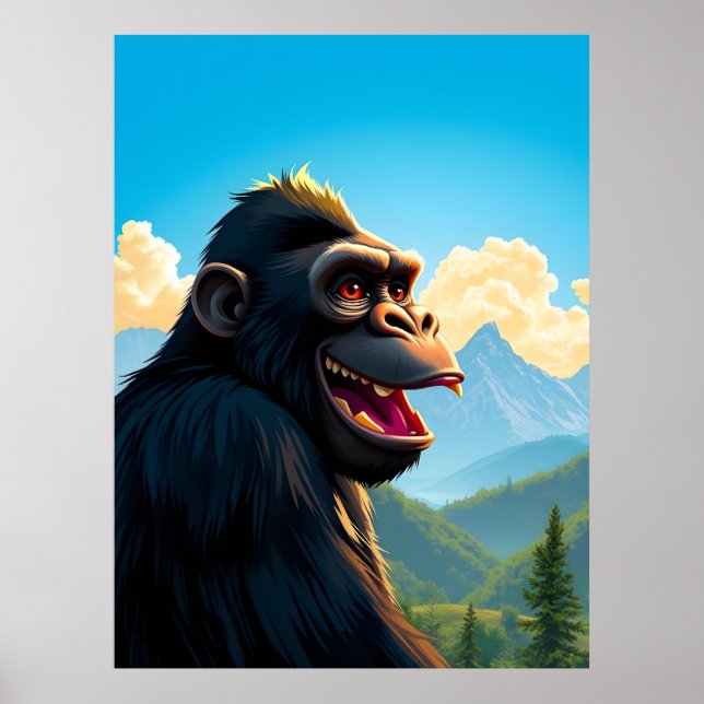 Gorilla Poster (Framsidan)