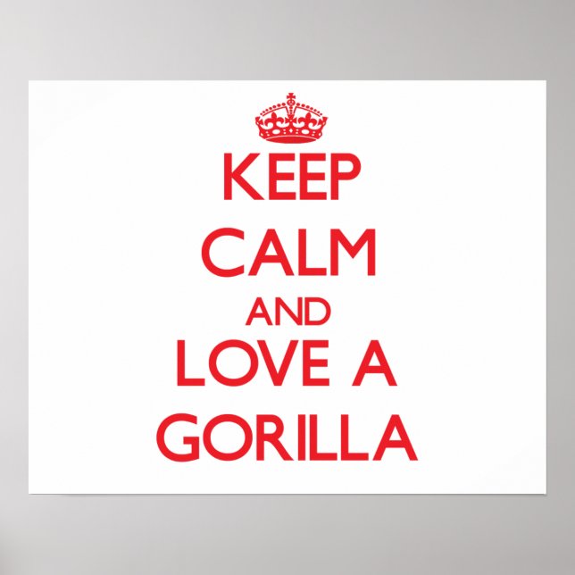 Gorilla Poster (Framsidan)