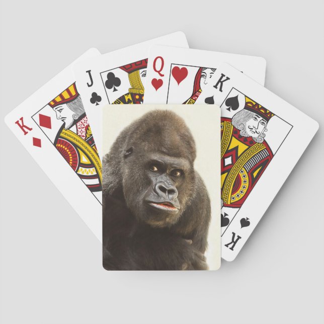 Gorilla Pout Spel Kort (Baksidan)