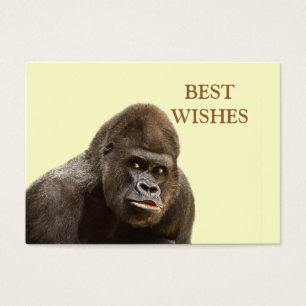 Gorilla Pout Visitkort