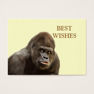 Gorilla Pout Visitkort