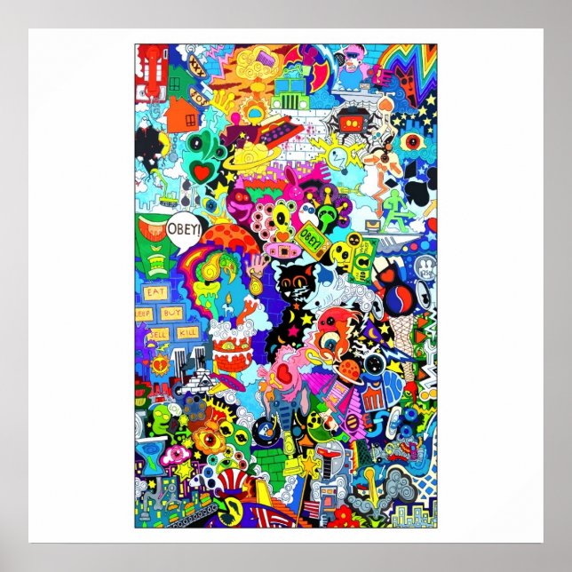 Gorilla Radio Poster (Framsidan)