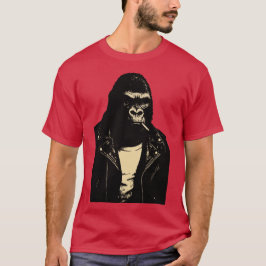 Gorilla Rebel Leather Jacka T Shirt