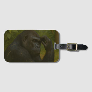 Gorilla Reflection - Thusjust Wildlife Porträtt Bagagebricka