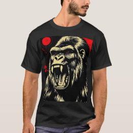 Gorilla Retro T Shirt