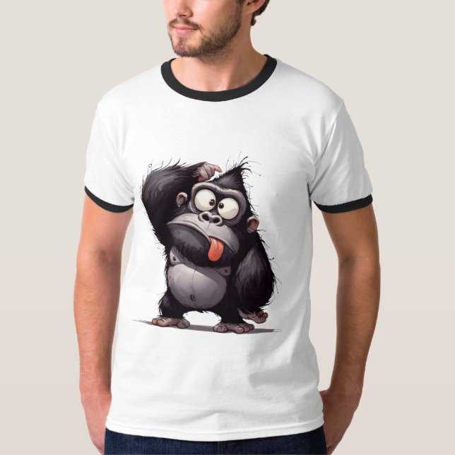 Gorilla Roligt 14 T-shirt (Framsida)