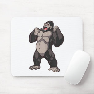 Gorilla rytande apa apa musmatta