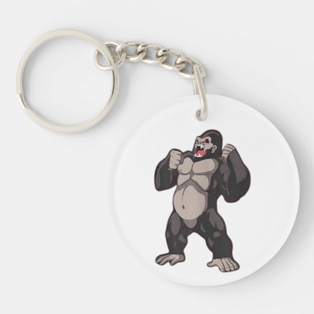 Gorilla rytande apa Monkey (Framsidan)