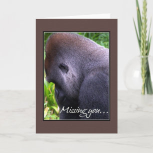 Gorilla - Saknar dig Kort