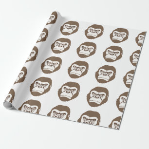 Gorilla seriefigur ritning presentpapper