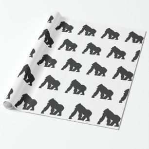 Gorilla silhouette presentpapper