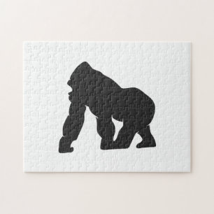 Gorilla silhouette pussel
