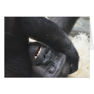Gorilla Smile Hälsningskort