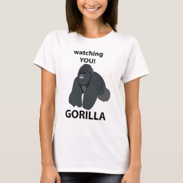 Gorilla som bevakar dig.. t shirt