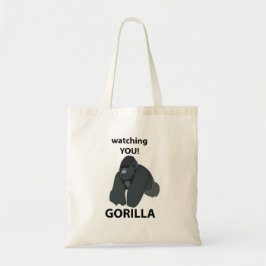 Gorilla som bevakar dig.. tygkasse