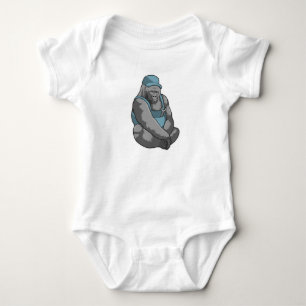 Gorilla som Crateur med Wrench T Shirt