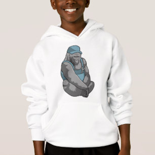 Gorilla som Crateur med Wrench T Shirt