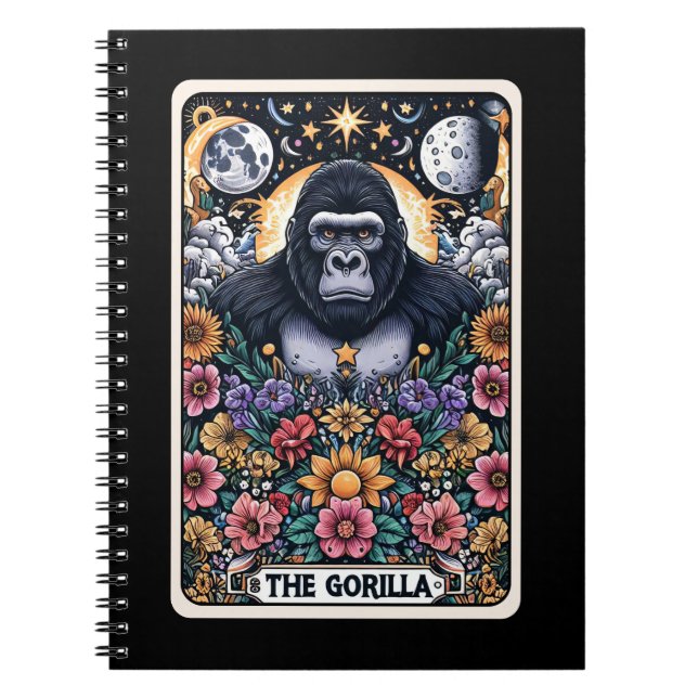 Gorilla Spirit Tarot Card - bärbar dator Anteckningsbok (Framsidan)