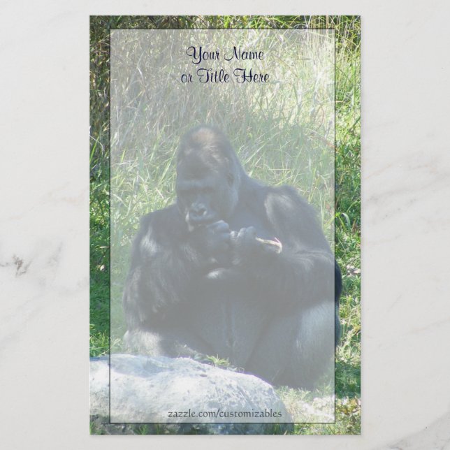 Gorilla Stationery Brevpapper (Framsida)