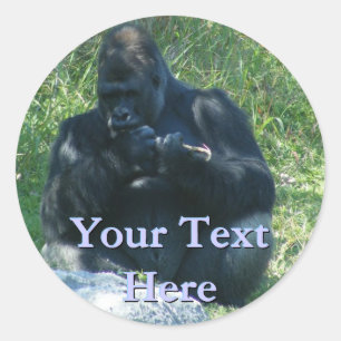 Gorilla Stickers Runt Klistermärke