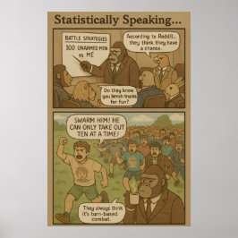 Gorilla Strategi Seriem – 100 Obeväpnade Män vs Mi Poster