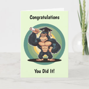 Gorilla Studenten Personlig Kort