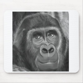 Gorilla sucking fingers MousePad2  指しゃぶりのゴリラトートバッグ Musmatta