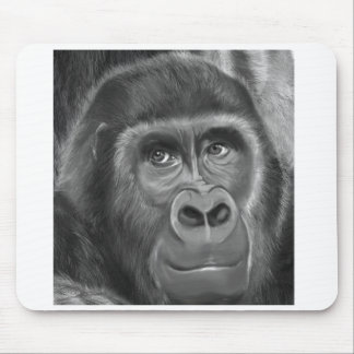 Gorilla sucking fingers MousePad2  指しゃぶりのゴリラトートバッグ Musmatta
