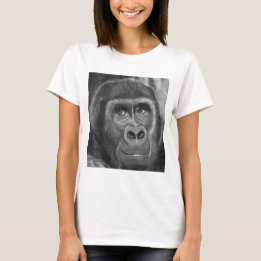 Gorilla sucking fingers T-shirt2指しゃぶりのゴリラTシャツ T Shirt