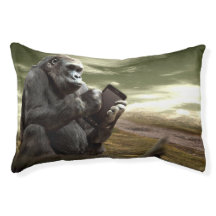 Gorilla tar sig till tabletten