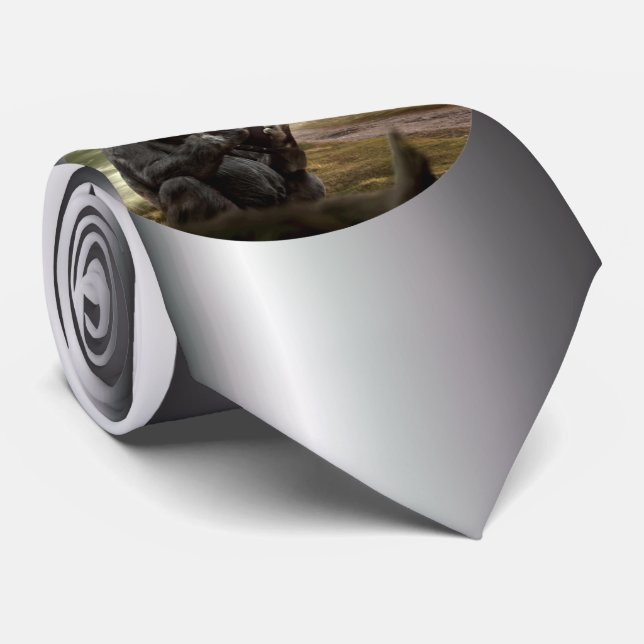 Gorilla tar sig till tabletten slips (Rullad)