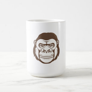 Gorilla Tecknad Teckning Kaffemugg