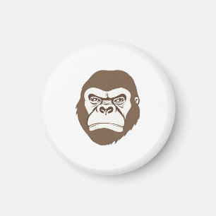 Gorilla Tecknad Teckning Magnet