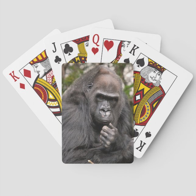 Gorilla Thinker Casinokort (Baksidan)