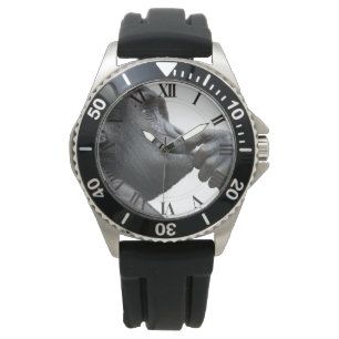 Gorilla Thinking med hand i munnen Armbandsur