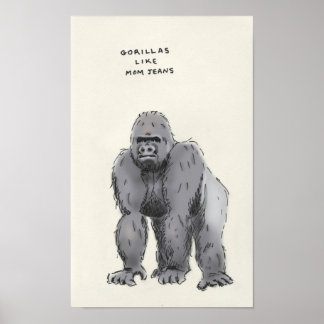 gorilla trivia poster