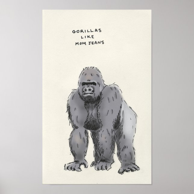 gorilla trivia poster (Framsidan)