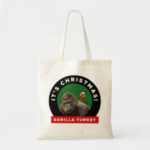 Gorilla Turkey God Dinner Pun Tygkasse