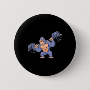 Gorilla tyngdlyftning fitness gym träning bodybui knapp